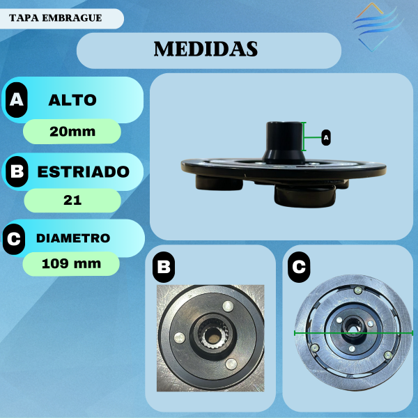 TAPA EMB.HS 18 Estriado 20x109mm - Imagen 2