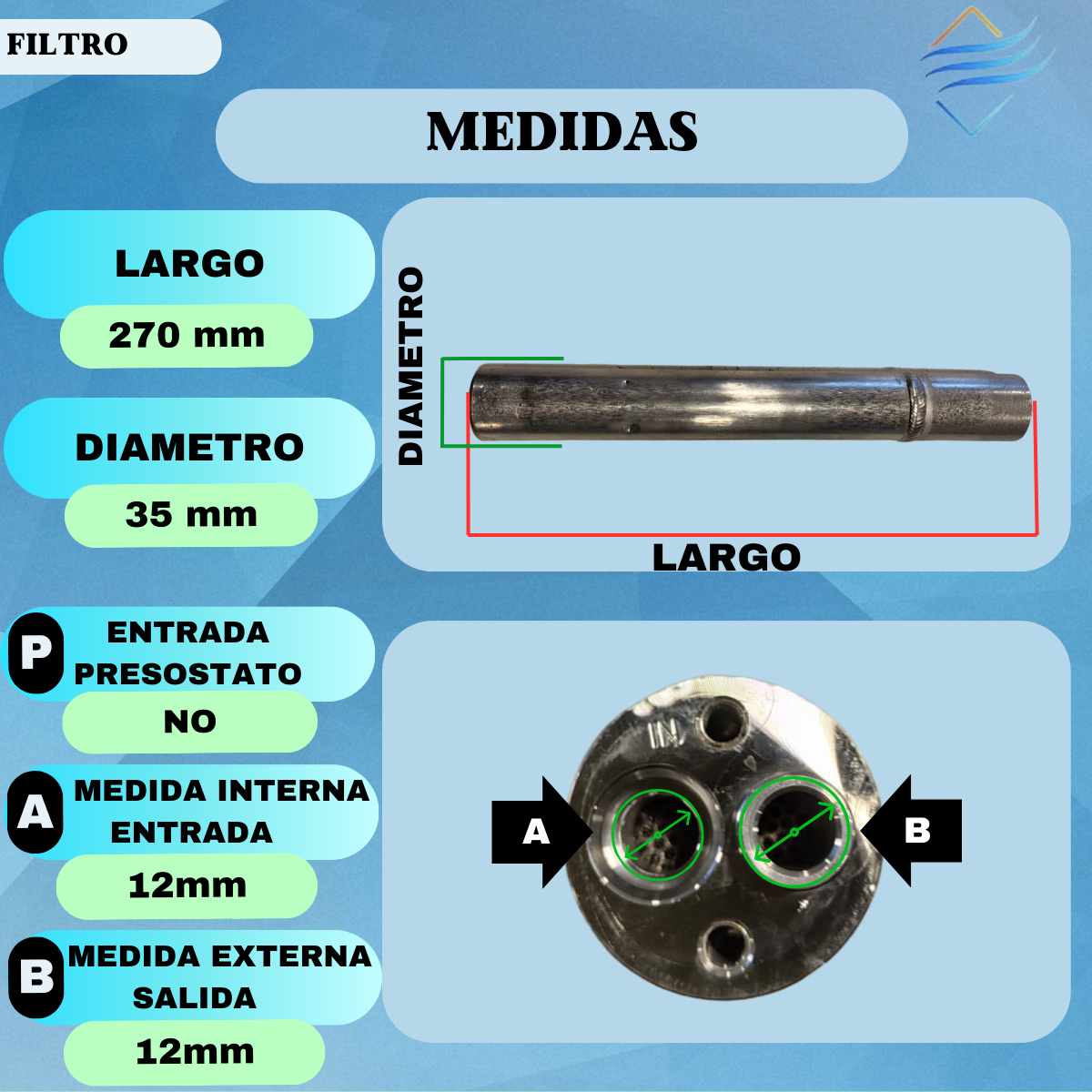 FILTRO PEUGEOT 2008 208 - Imagen 2