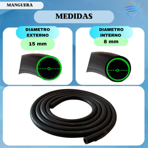 MANGUERA 5/16 R134 REDUCIDA X METRO - Imagen 3