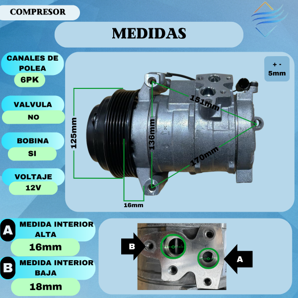 COMPRESOR MB SPRINTER 413 - Imagen 3