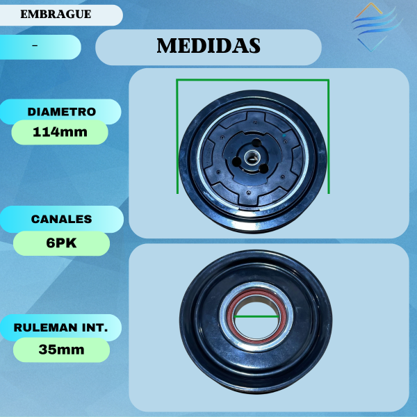 EMBRAGUE Delphi CVC 6PK Electronico - Imagen 4