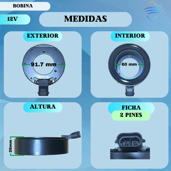 BOBINA Delphi GOL TREND VOYAGE FOX SURAN SAVEIRO CVC 12v - Imagen 2