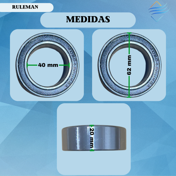 RULEMAN EMB.Delphi I V5 62x40x21 mm - Imagen 3