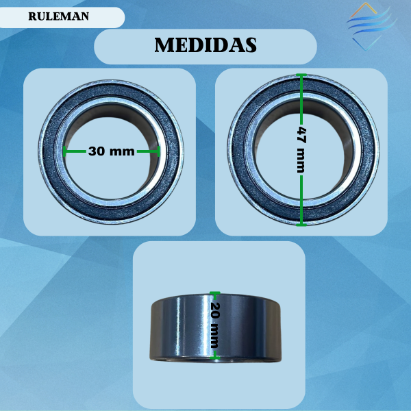 RULEMAN EMB. ND 47x30x20 mm - Imagen 3