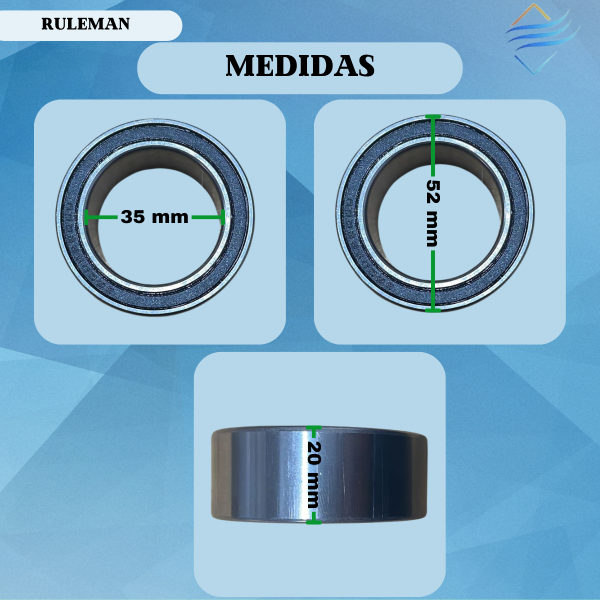 RULEMAN EMB. ND 52x35x20 mm - Imagen 3