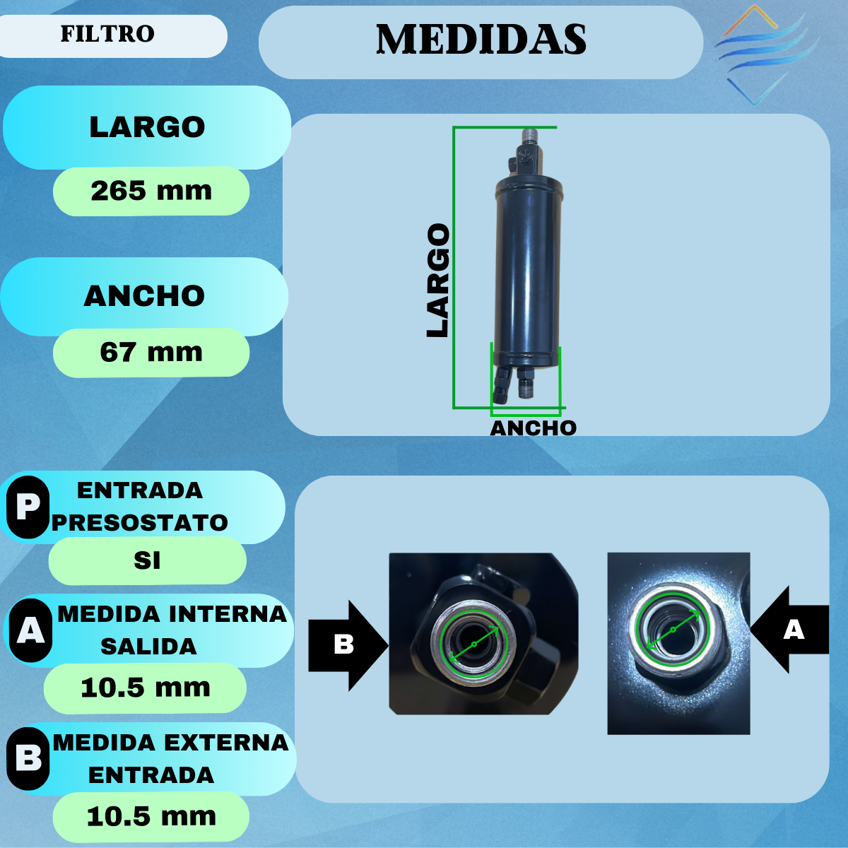 FILTRO M. BENZ SPRINTER 415 - Imagen 4