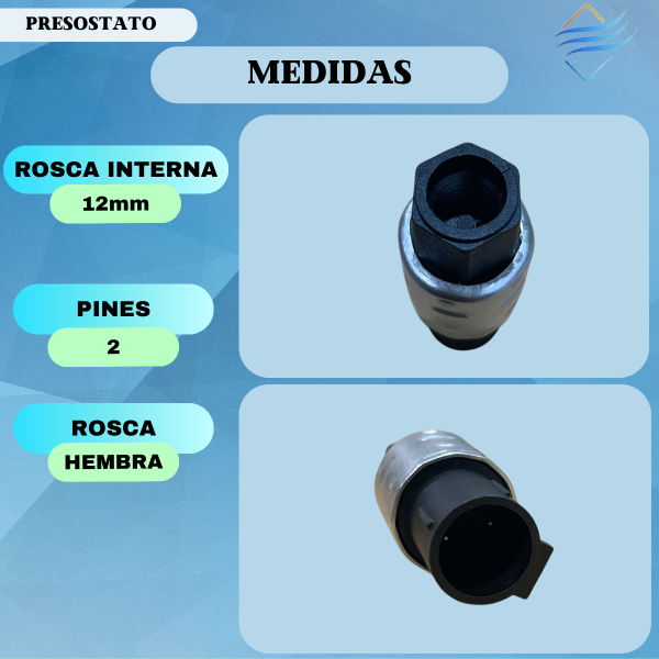 PRESOSTATO FORD KA FIESTA FOCUS 2 PIN - Imagen 2