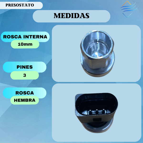 SENSOR VW BORA AMAROK GOLF SURAN AUDI SEAT 3 PIN - Imagen 2