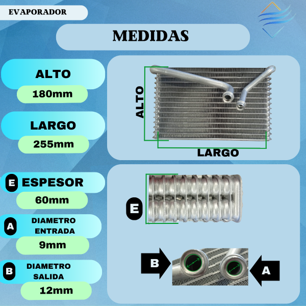 Evaporador Fiat Punto/Linea - Imagen 2