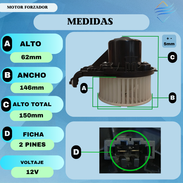 MOTOR SOPL.VW FOX/SURAN/VOYAGE 2008 - Imagen 4