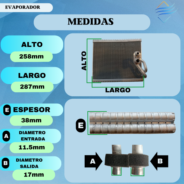 Evaporador Aire Acondicionado Chrysler Dodge Journey 12> - Imagen 3