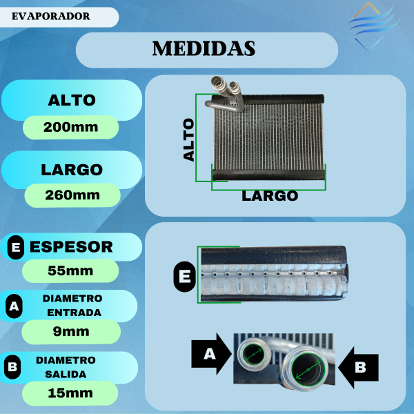 Panel Evaporador Peugeot 307/C4 - Imagen 2