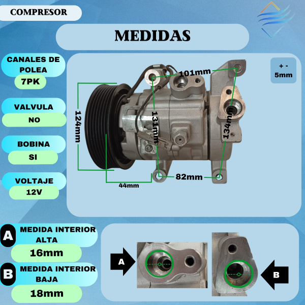 COMPRESOR VW FOX SURAN REACONDICIONADO - Imagen 4
