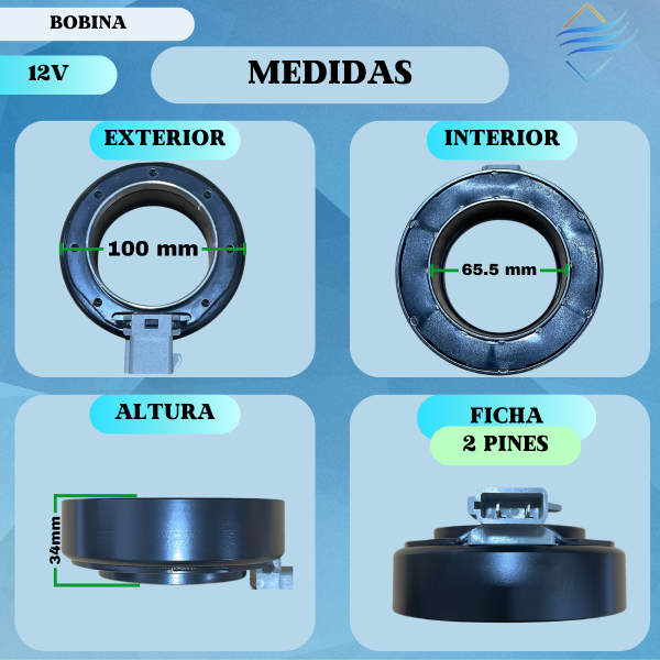 BOBINA HCC/HS18 101x66x29 mm - Imagen 2