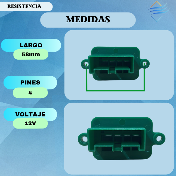 Resistencia Forzador Gol Saveiro Fox Suran Voyage - Imagen 2