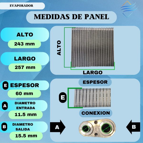 Panel Evaporador Chevrolet Cruze - Imagen 4