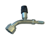 Conexion Oring Hembra 45° Hierro Rac. 13/32 caño 1/2c/val.R134