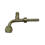 Conexion Oring Hembra90° Hierro Rac. 5/16 caño 3/8 c/val. R12