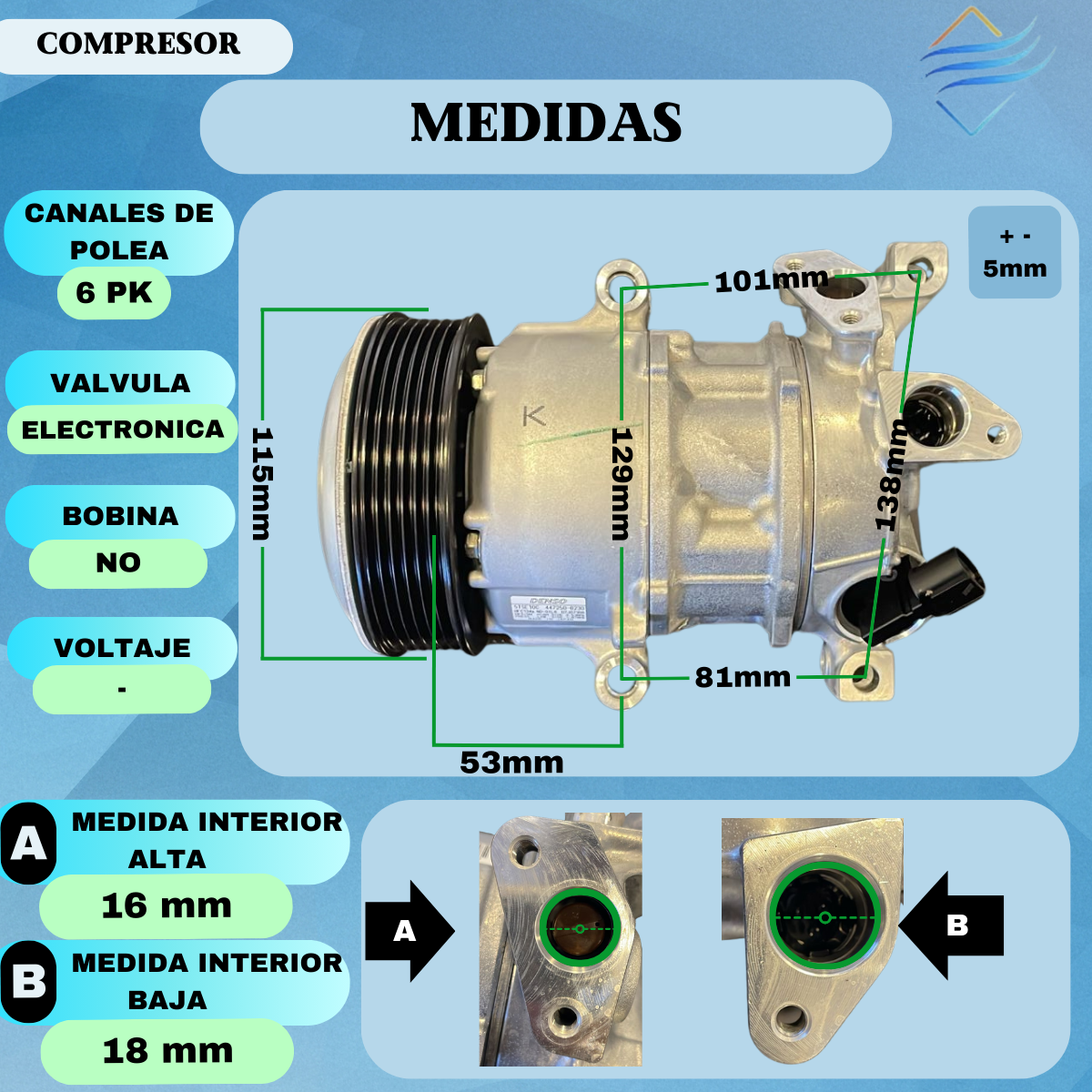 COMPRESOR COROLLA CROSS - Imagen 3