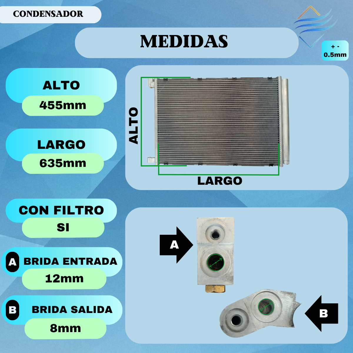CONDENSADOR MERCEDES BENZ SPRINTER 517 - Imagen 3